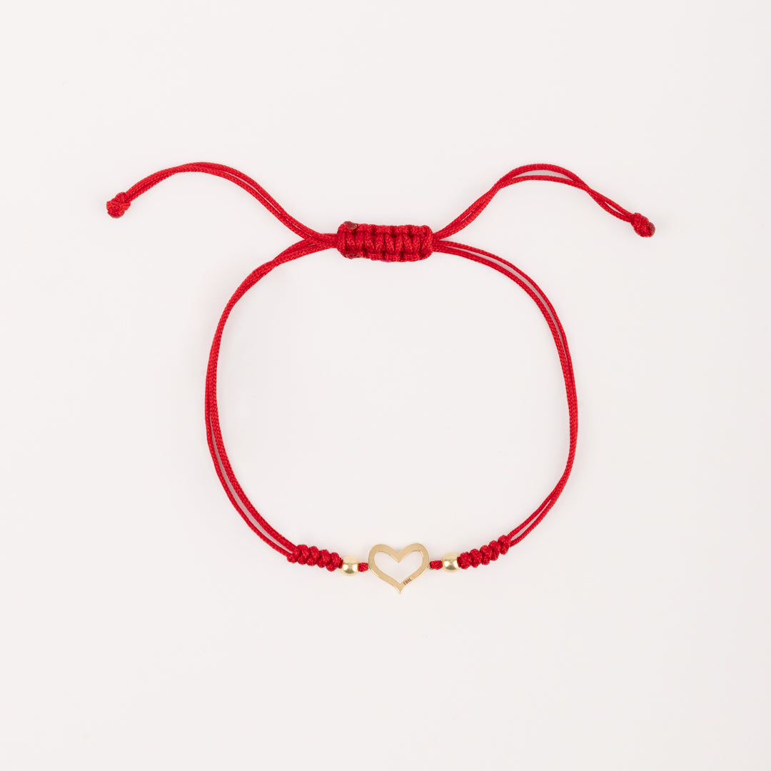 Pulsera Lia Snake Corazón mini Oro 18k