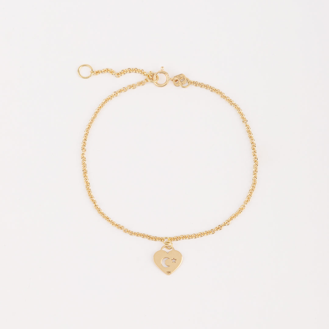 Pulsera Evening Oro 18k