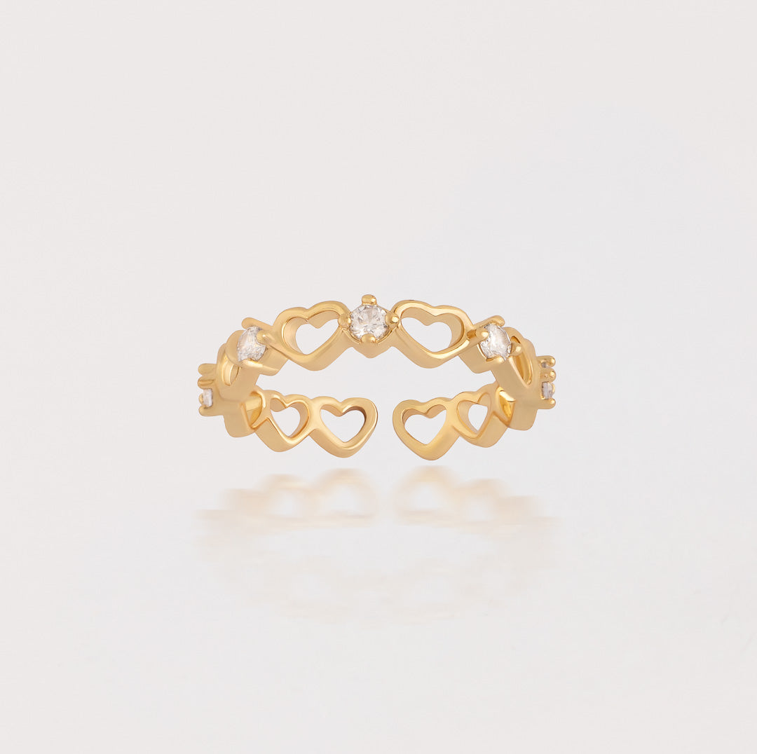 Anillo Cintillo de amor