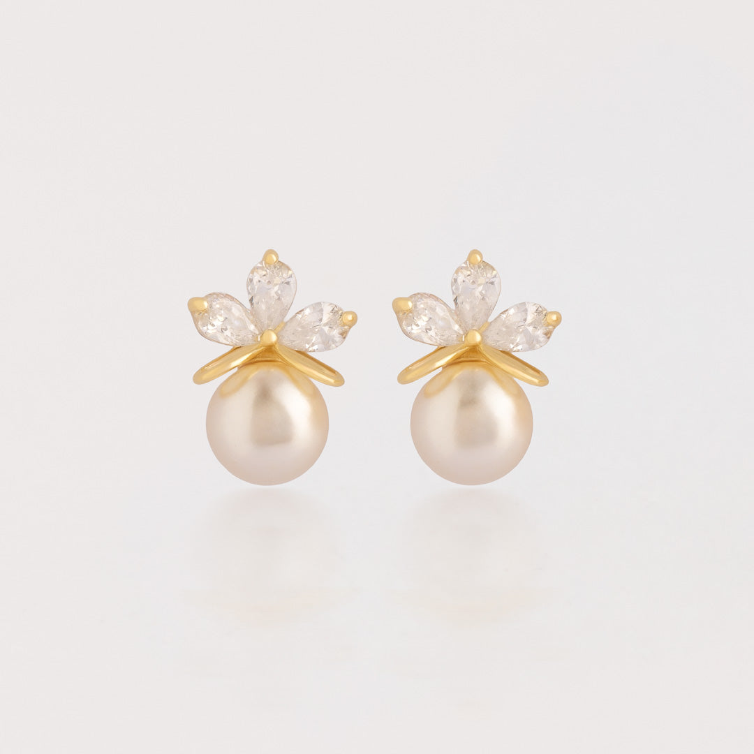 Aretes Escarabajo floral