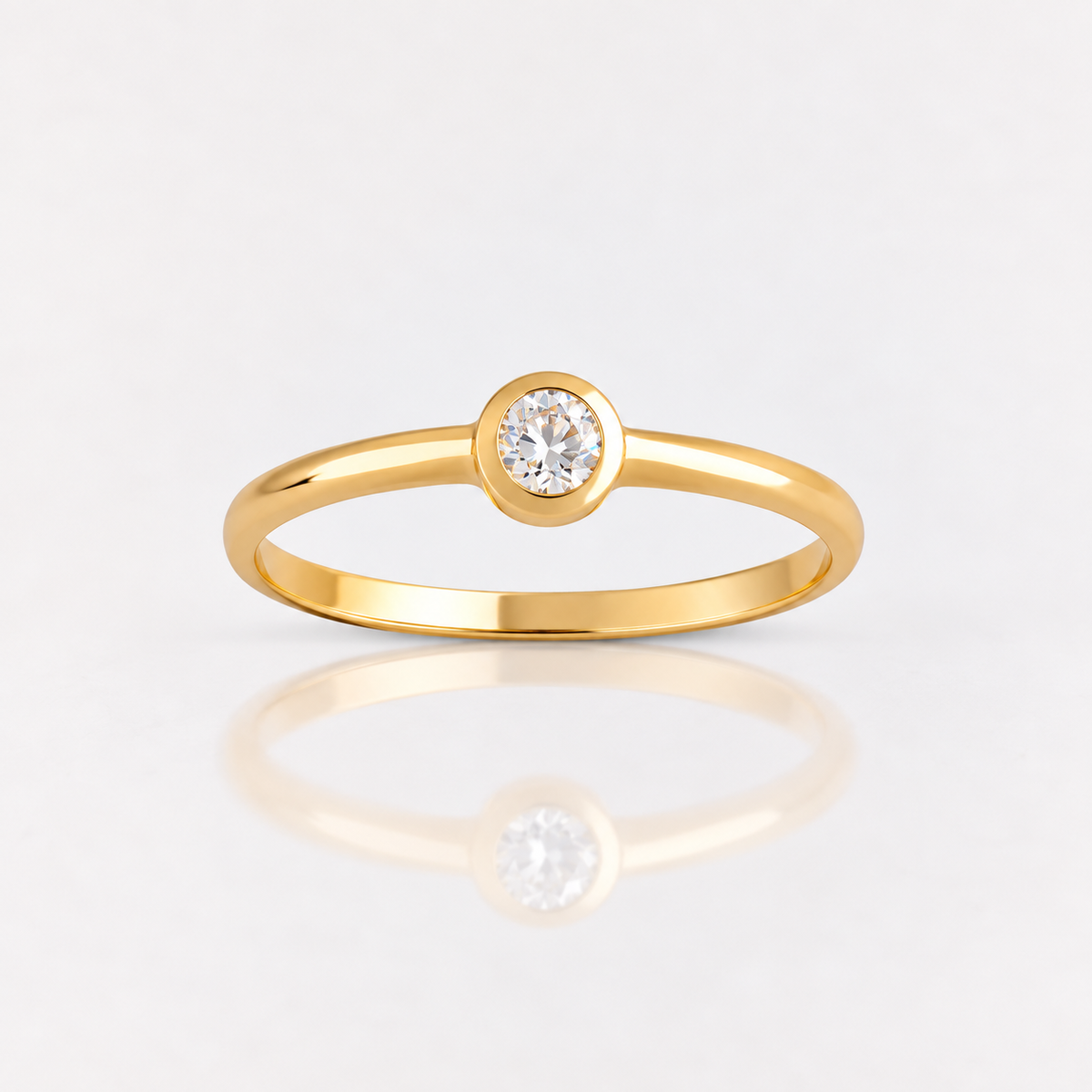 Anillo Punto Luz ORO 18K