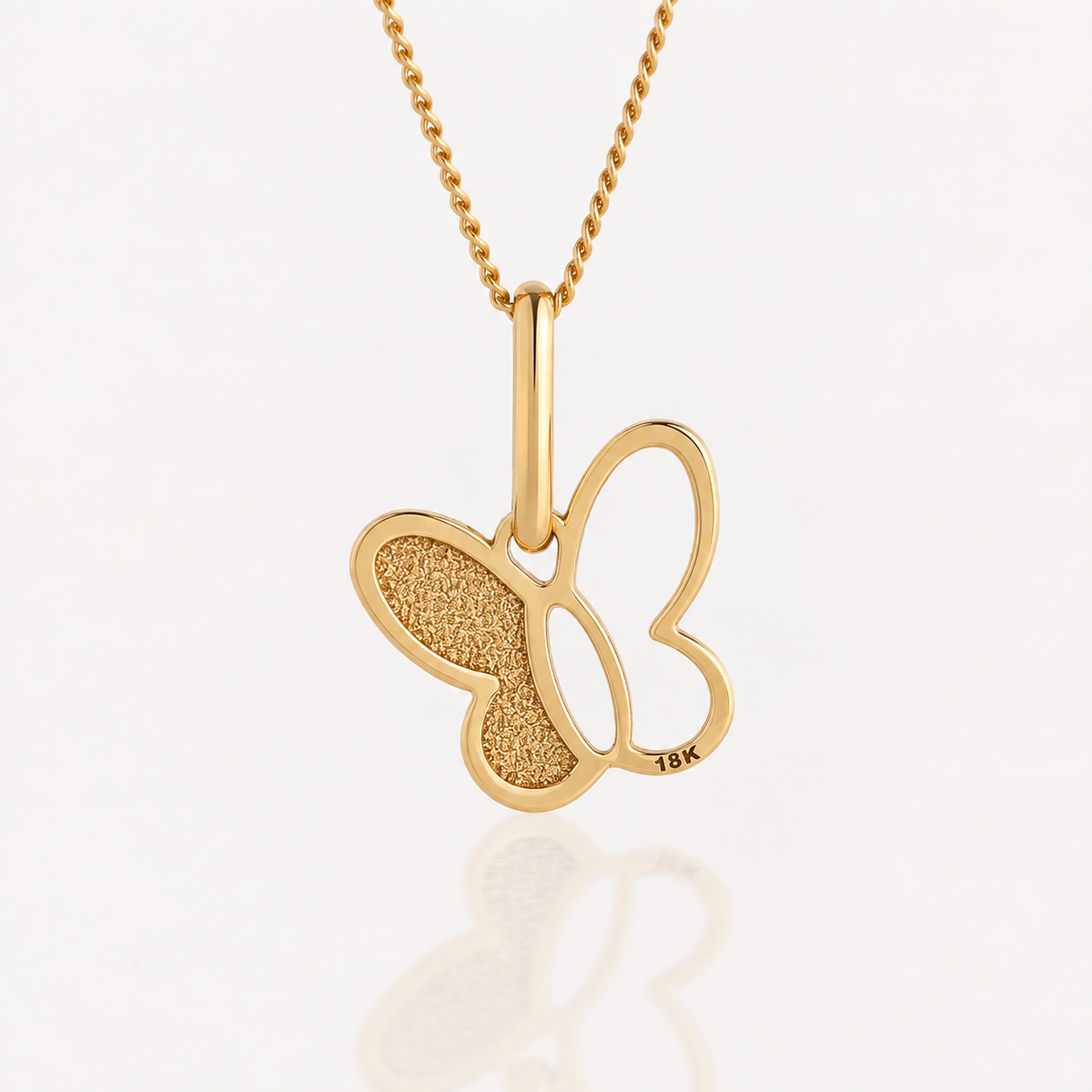 Collar Mariposa Oro 18k