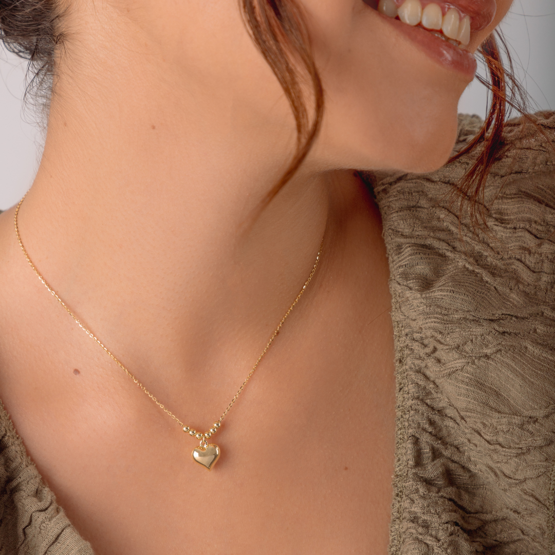 Collar Corazón Bombeado