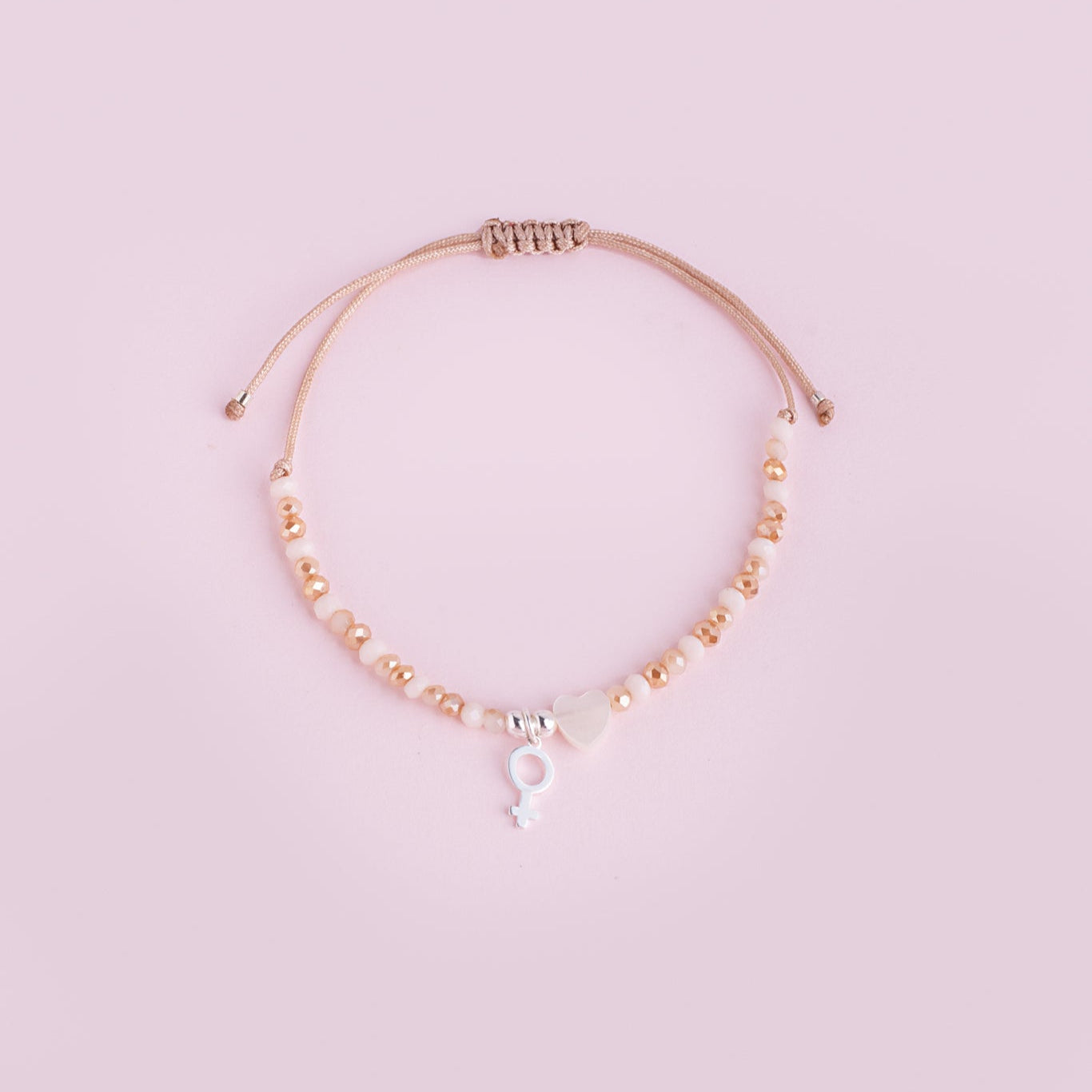 Pulsera Corazón Nácar Mujer