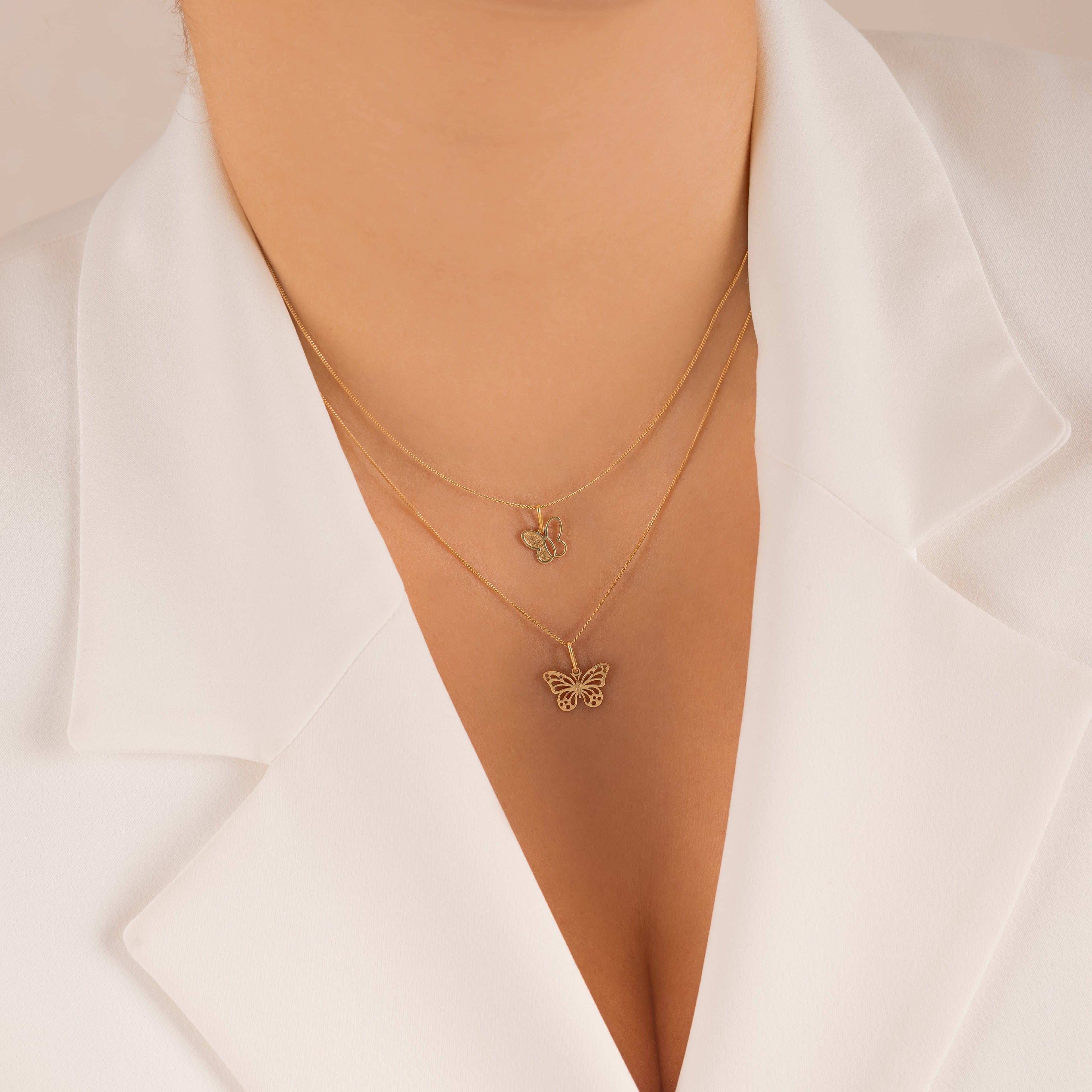 Collar Butterfly Oro 18k