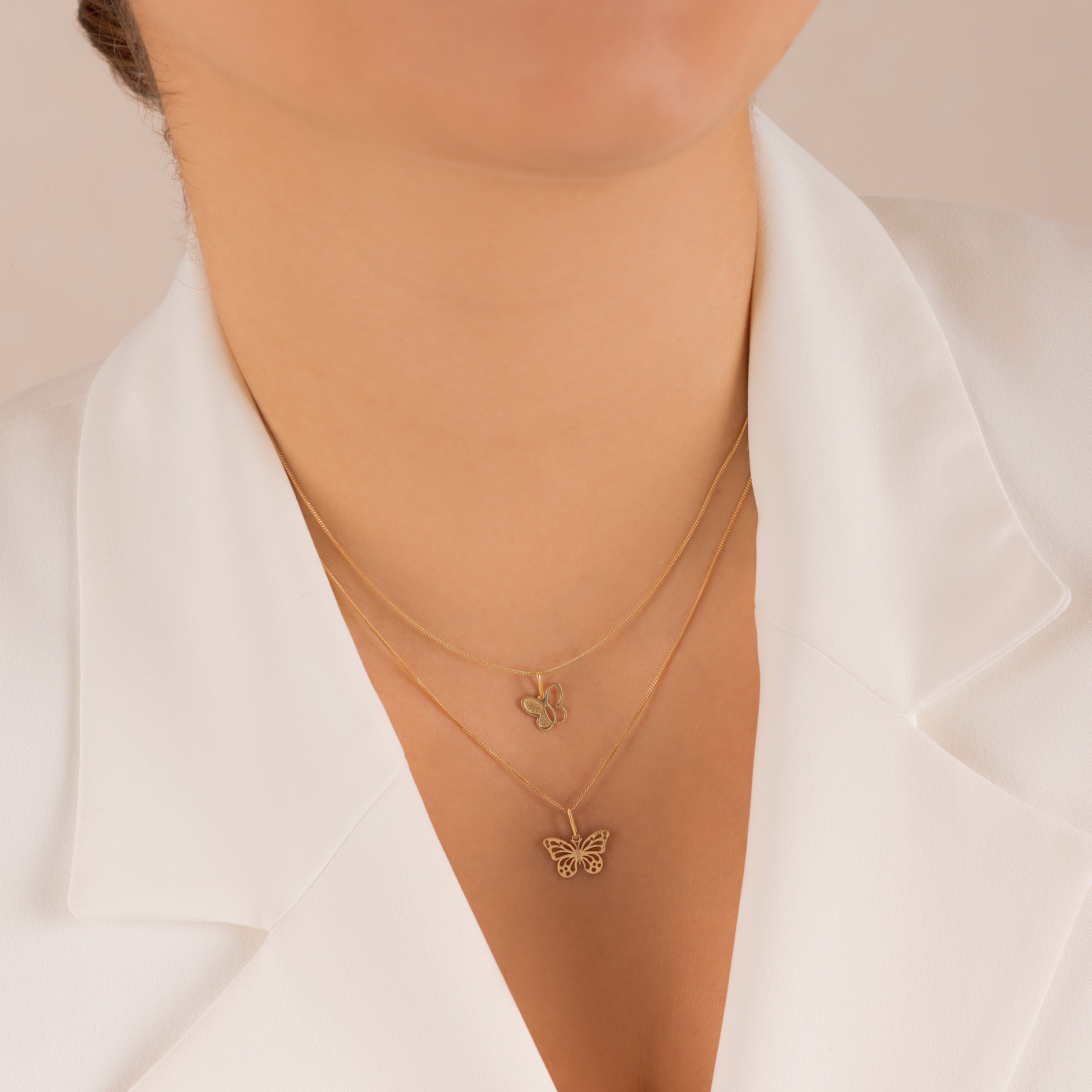 Collar Mariposa Oro 18k