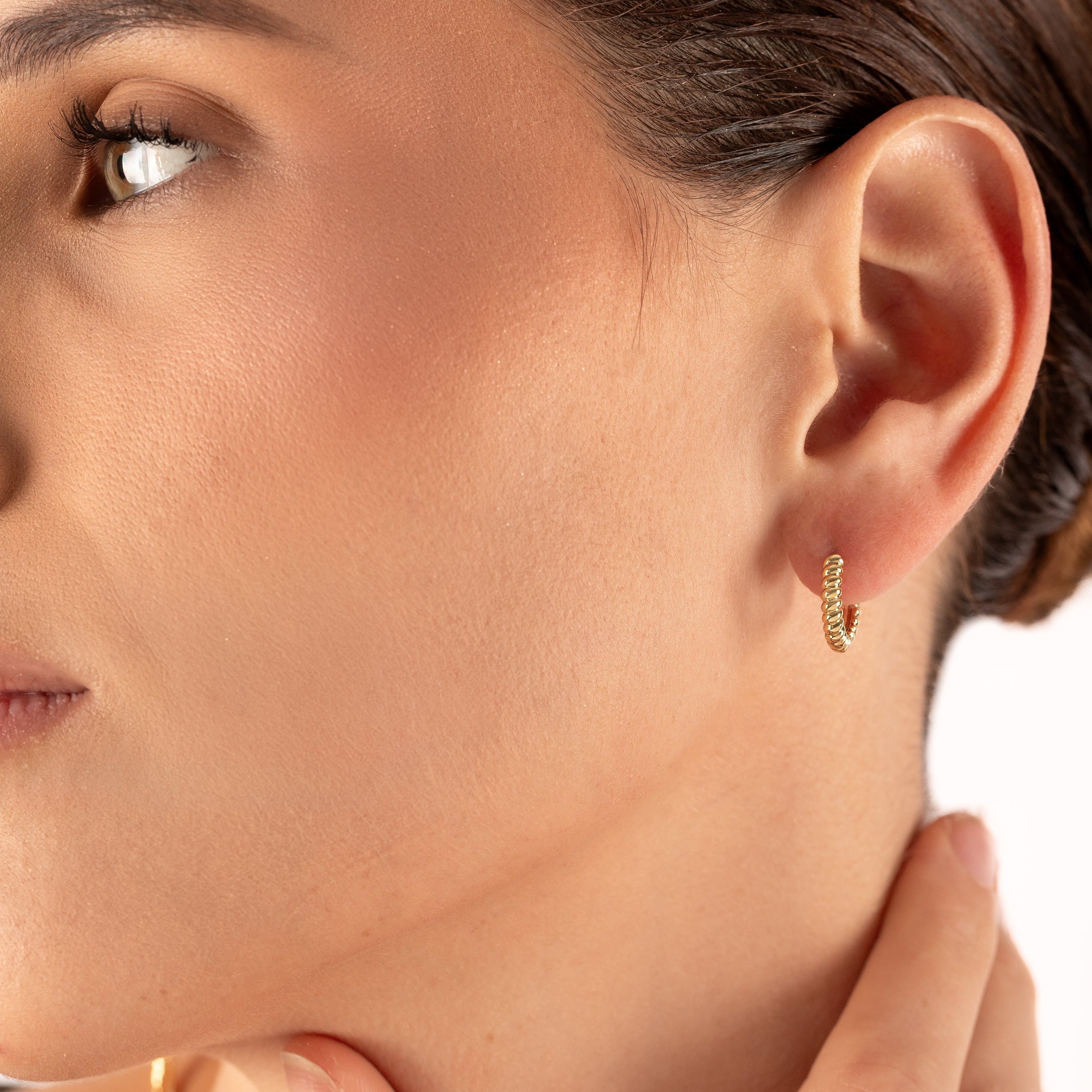 Argollas Golden Twist - AG40045