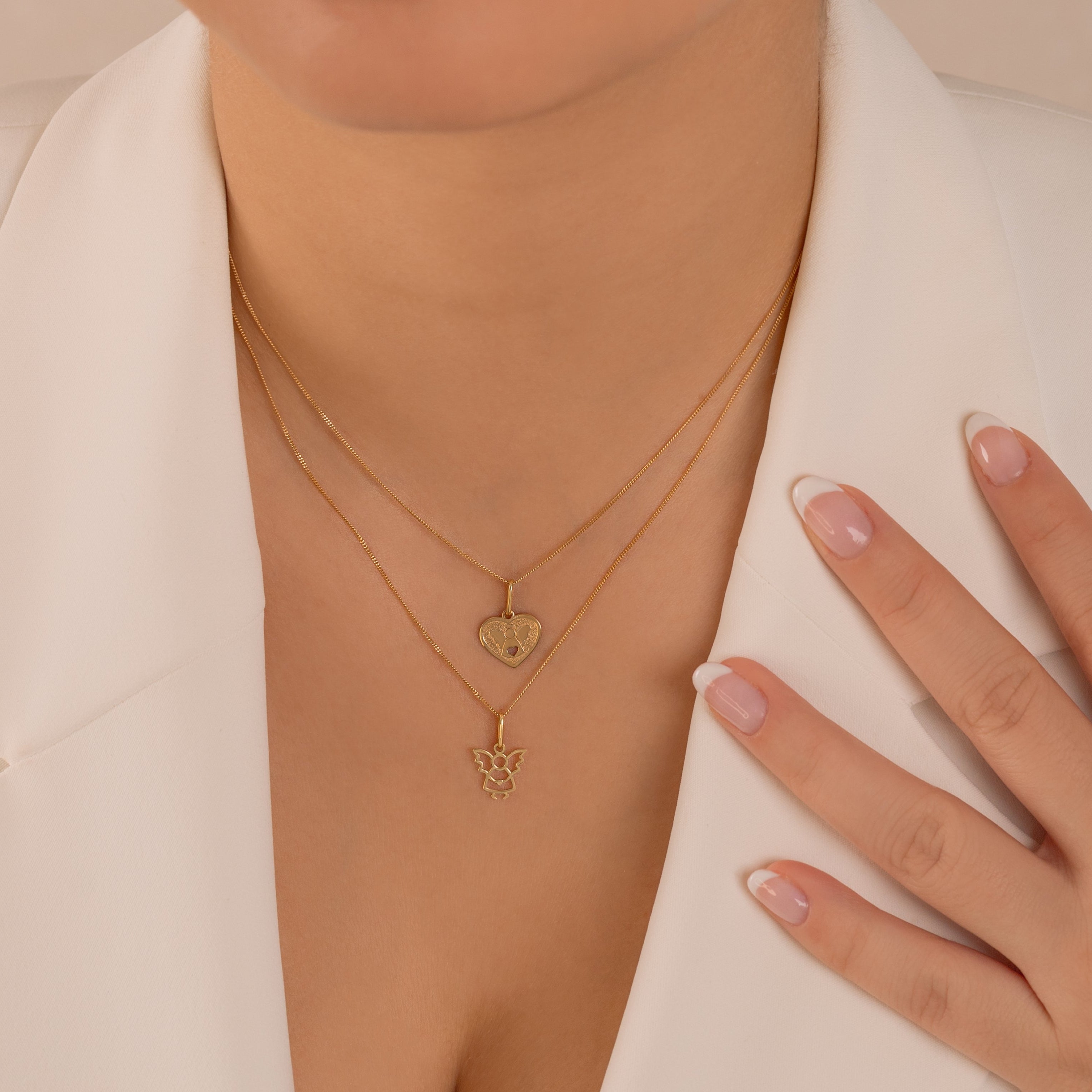 Collar Angelito Oro 18k