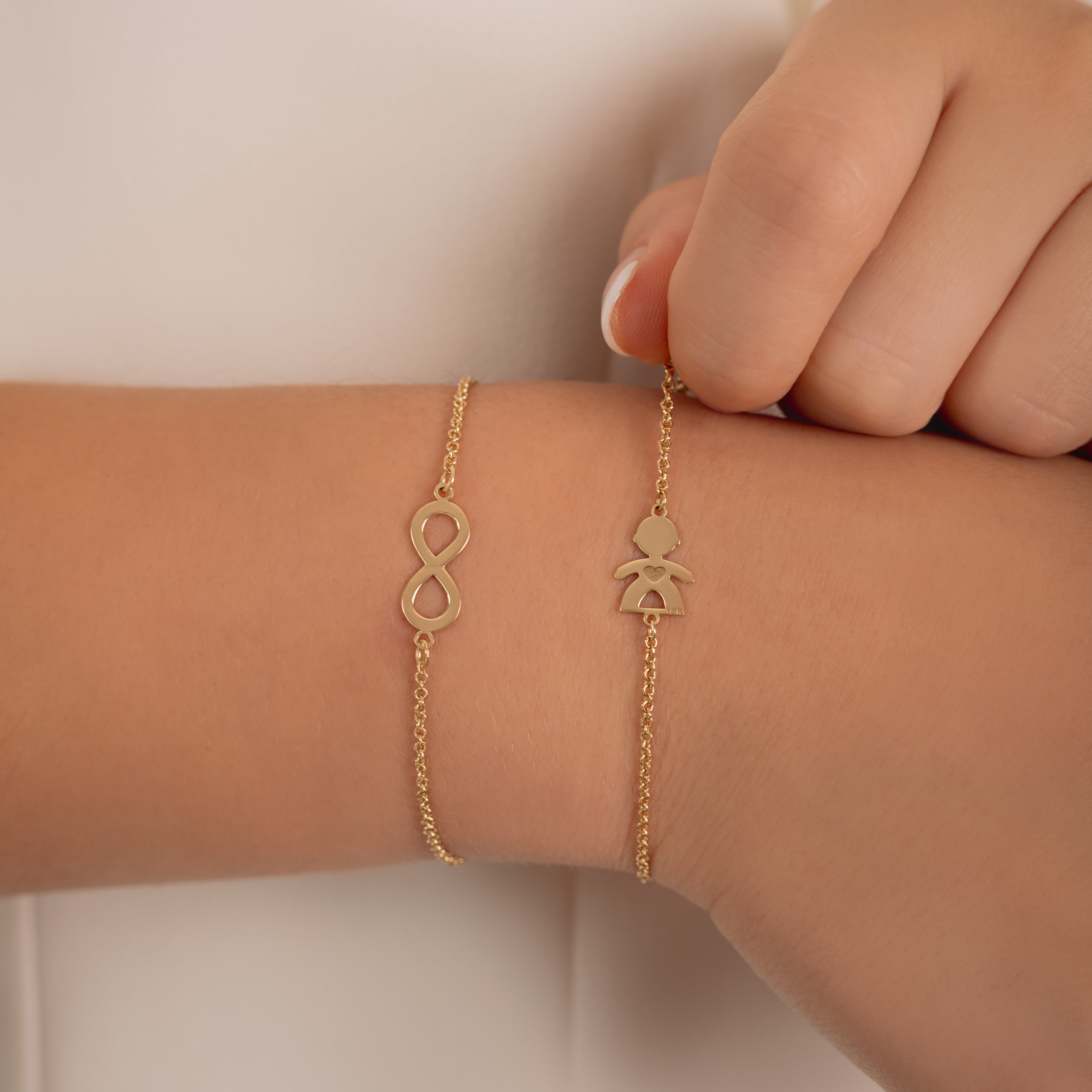 Pulsera Sole Cadena Child Oro 18k