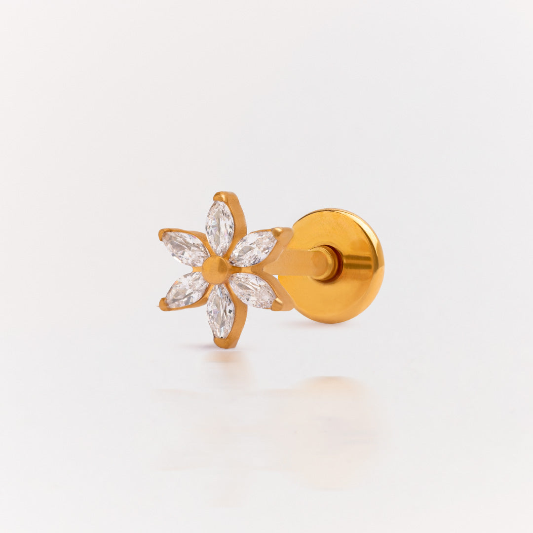 Piercing Margarita dorada