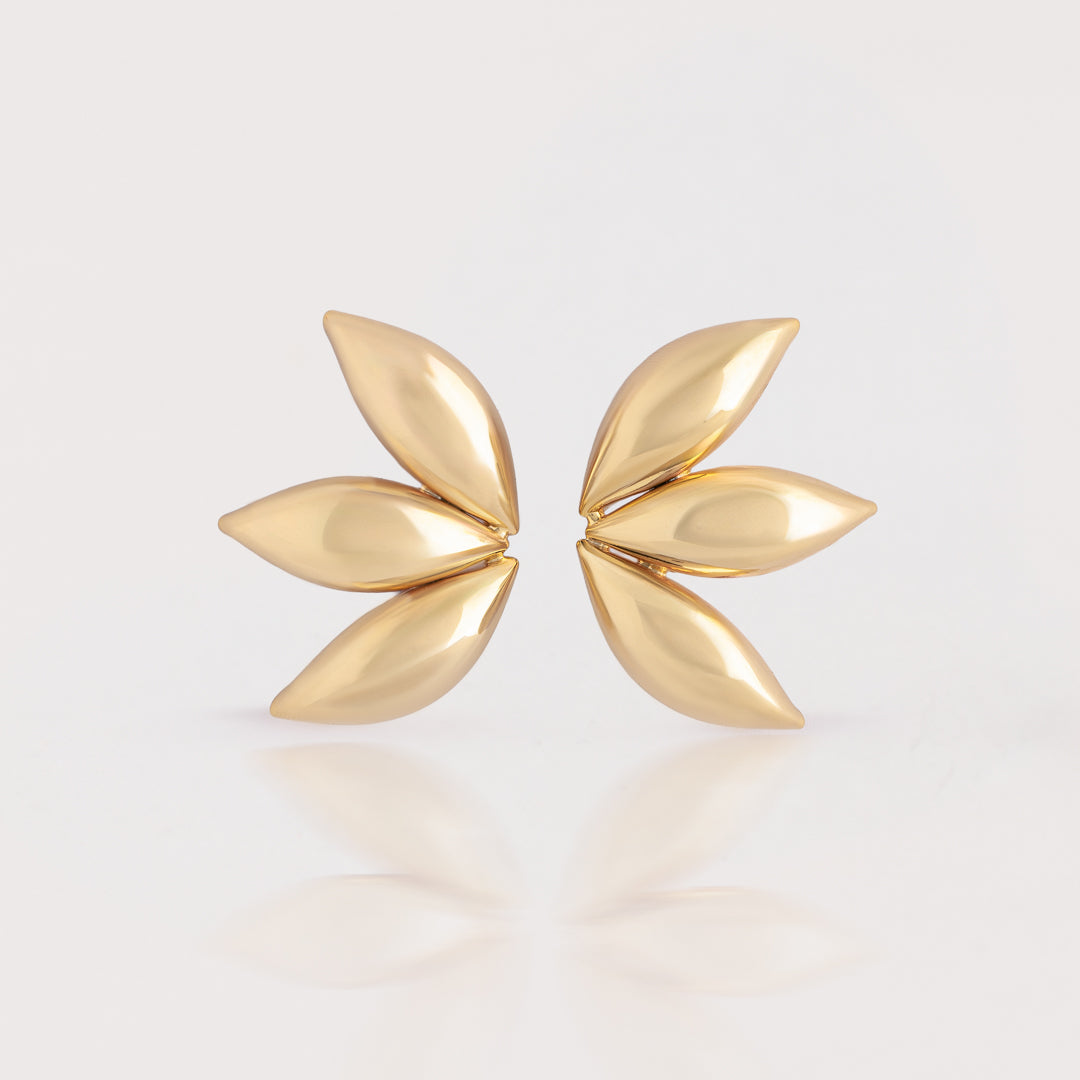 Aretes Fleur Dorée - AR40043