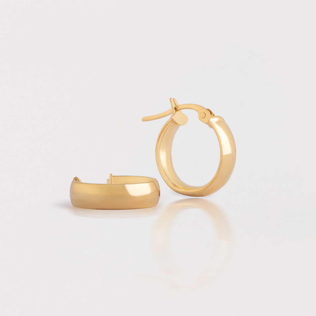 Argollas Corte Recto ORO 18K