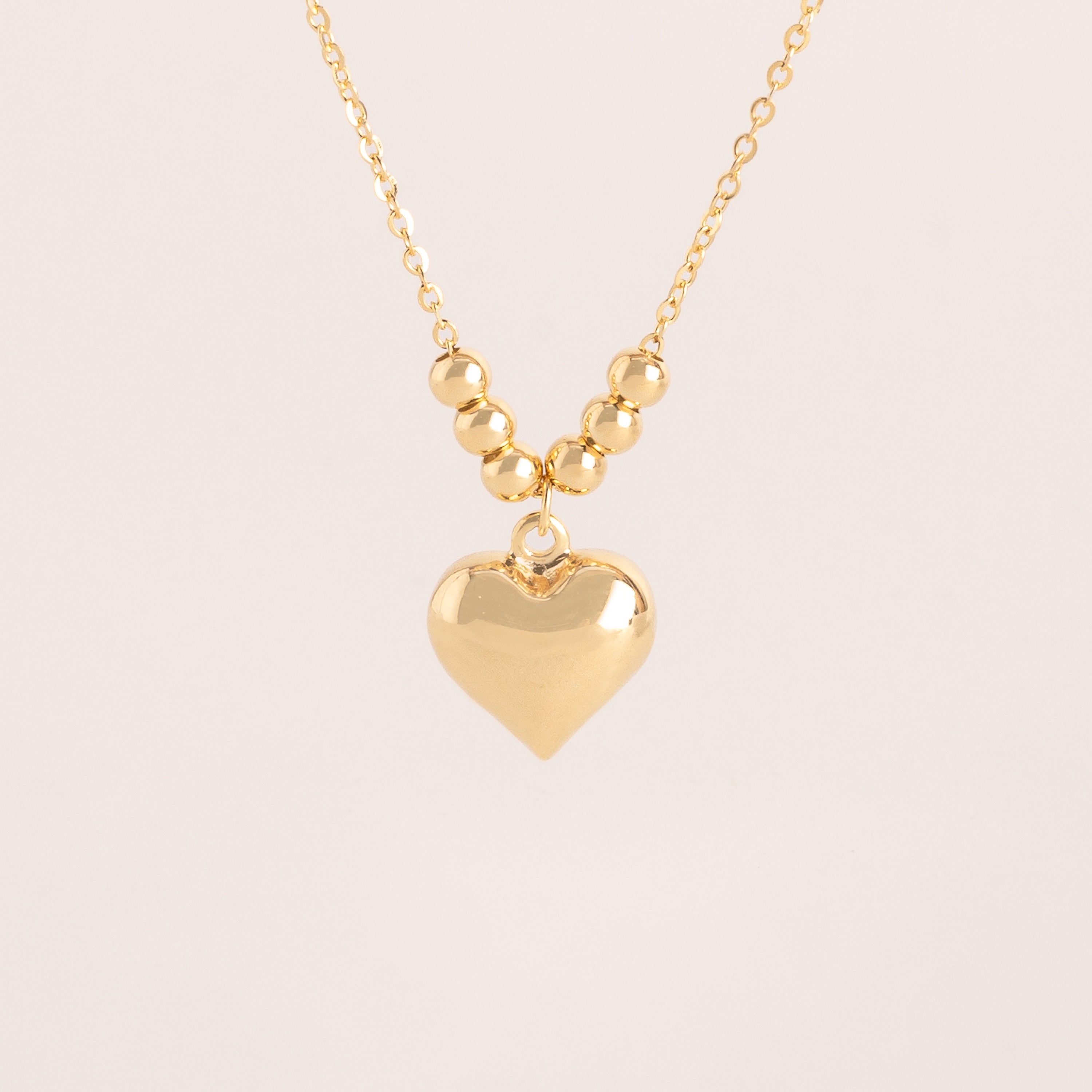 Collar Corazón Bombeado