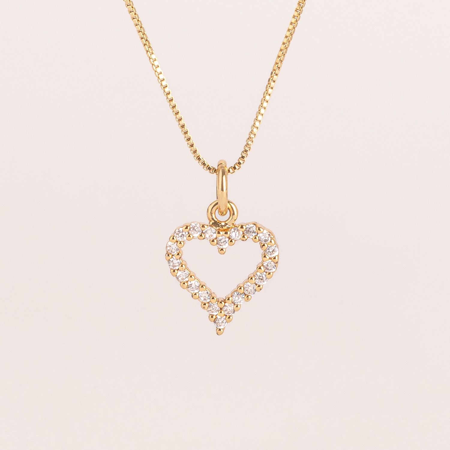 Collar Corazón Strass