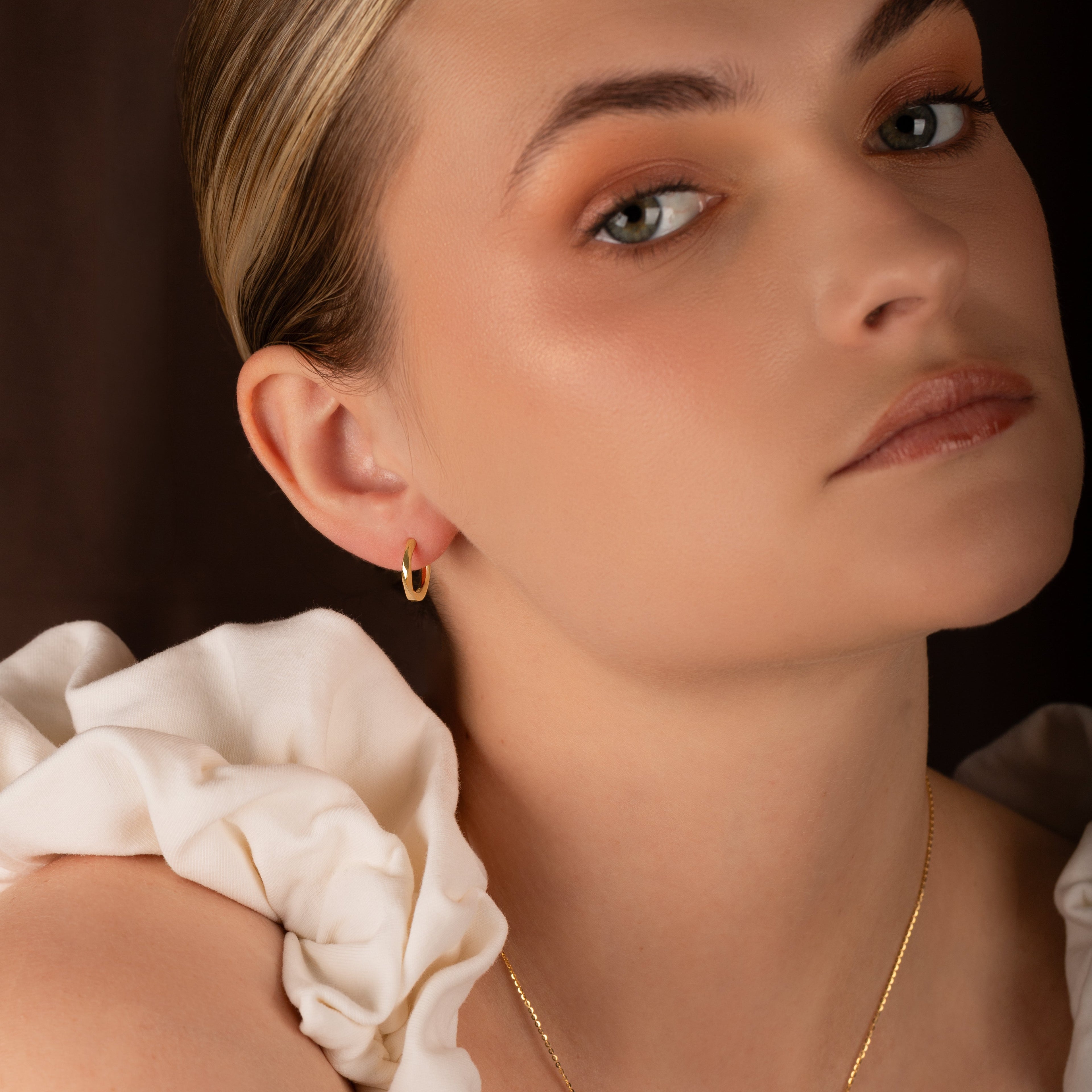 Aretes Semi Ovaladas - AG30032