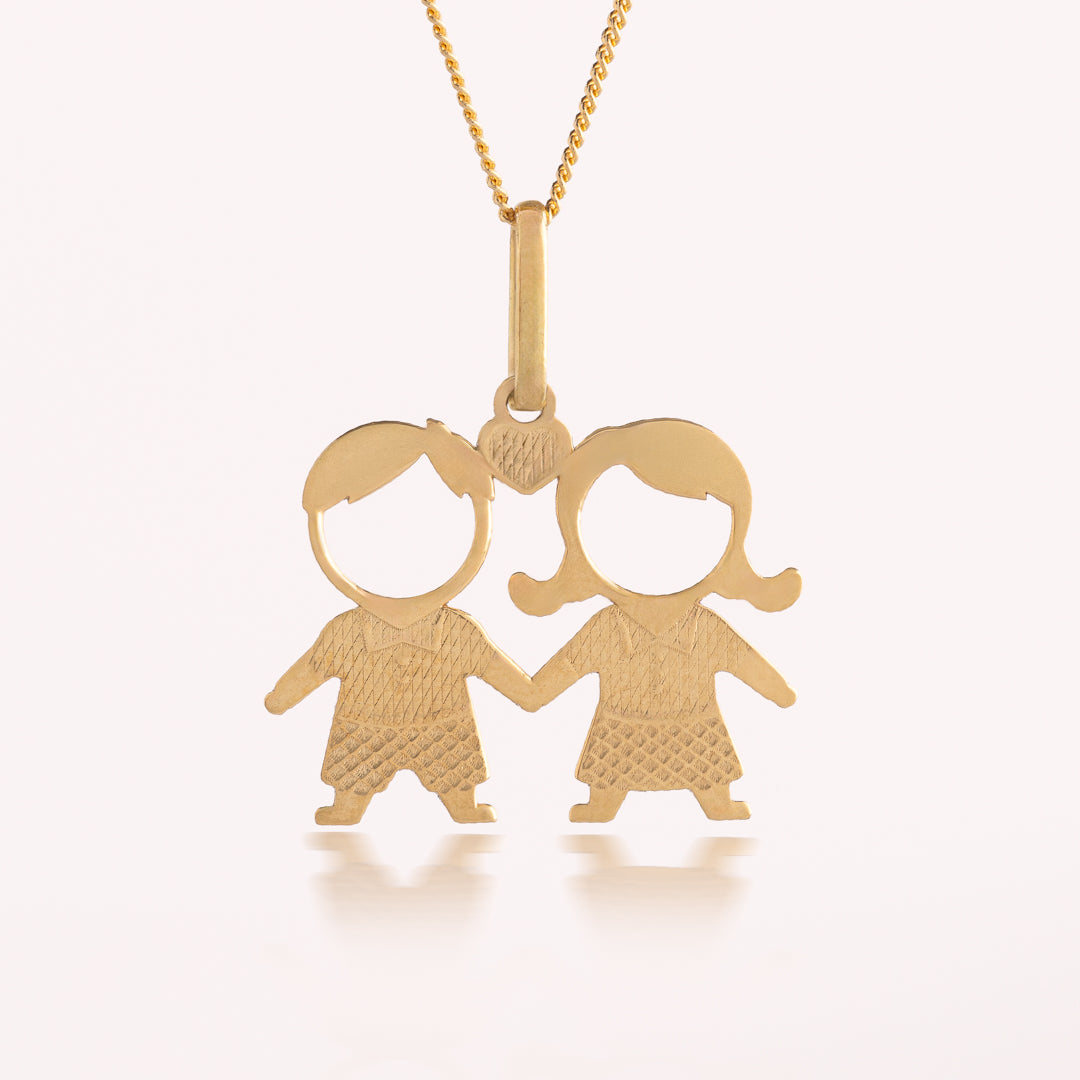 Collar Unidos Oro 18k