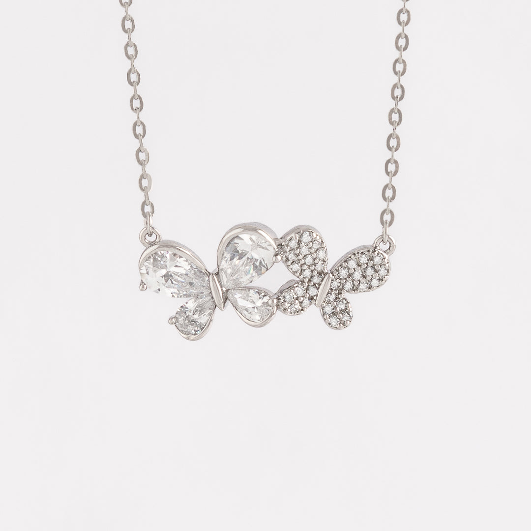 Collar Mariposa Doble - CO20002