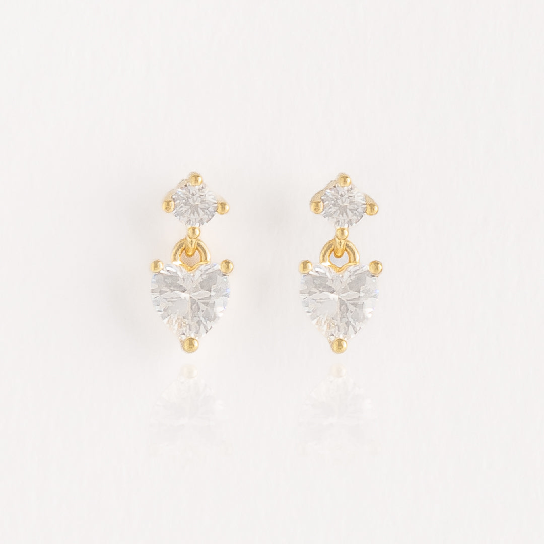 Arete Golden Corazón Punto Luz - AT30005