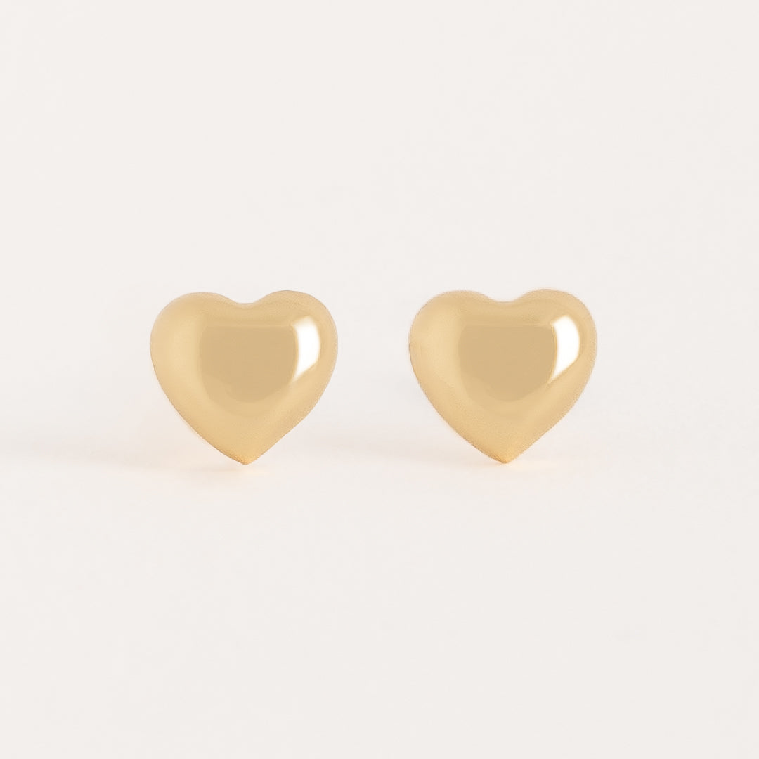 Arete Corazón Bombeado - AT40001