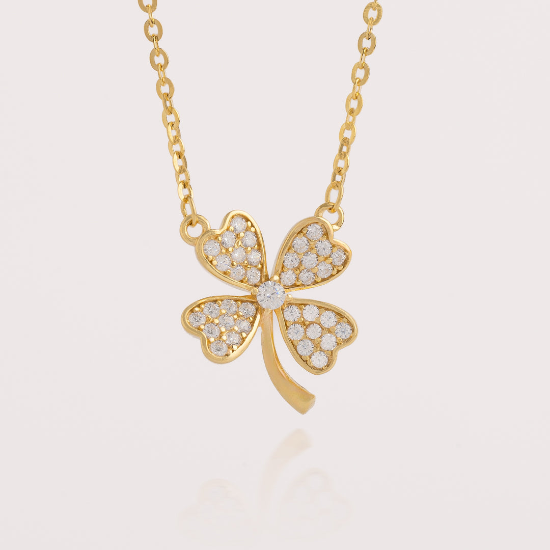 Collar Trébol Shine - CO30046