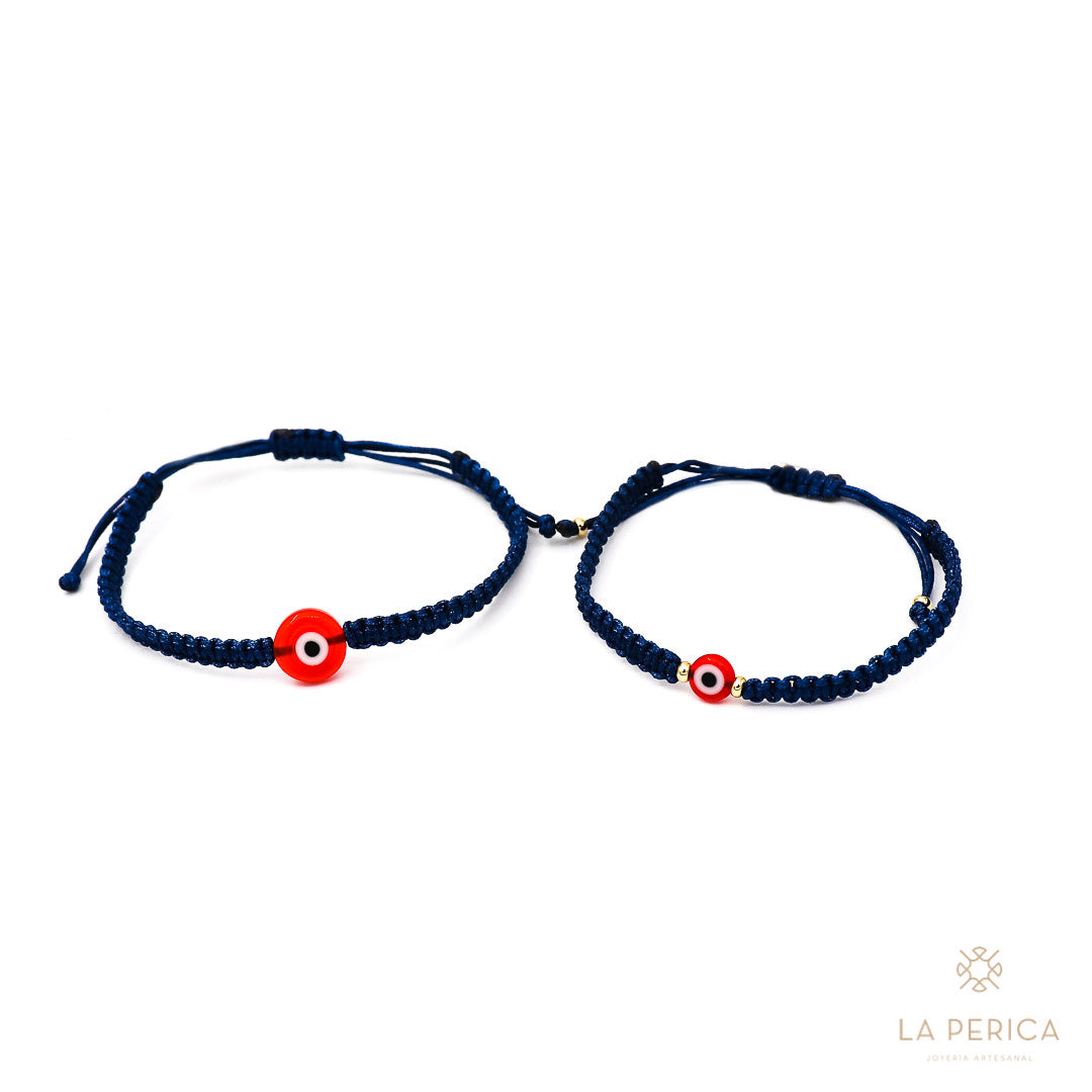 Pack x 2 Pulseras Catalinas Turcas Para El & Ella
