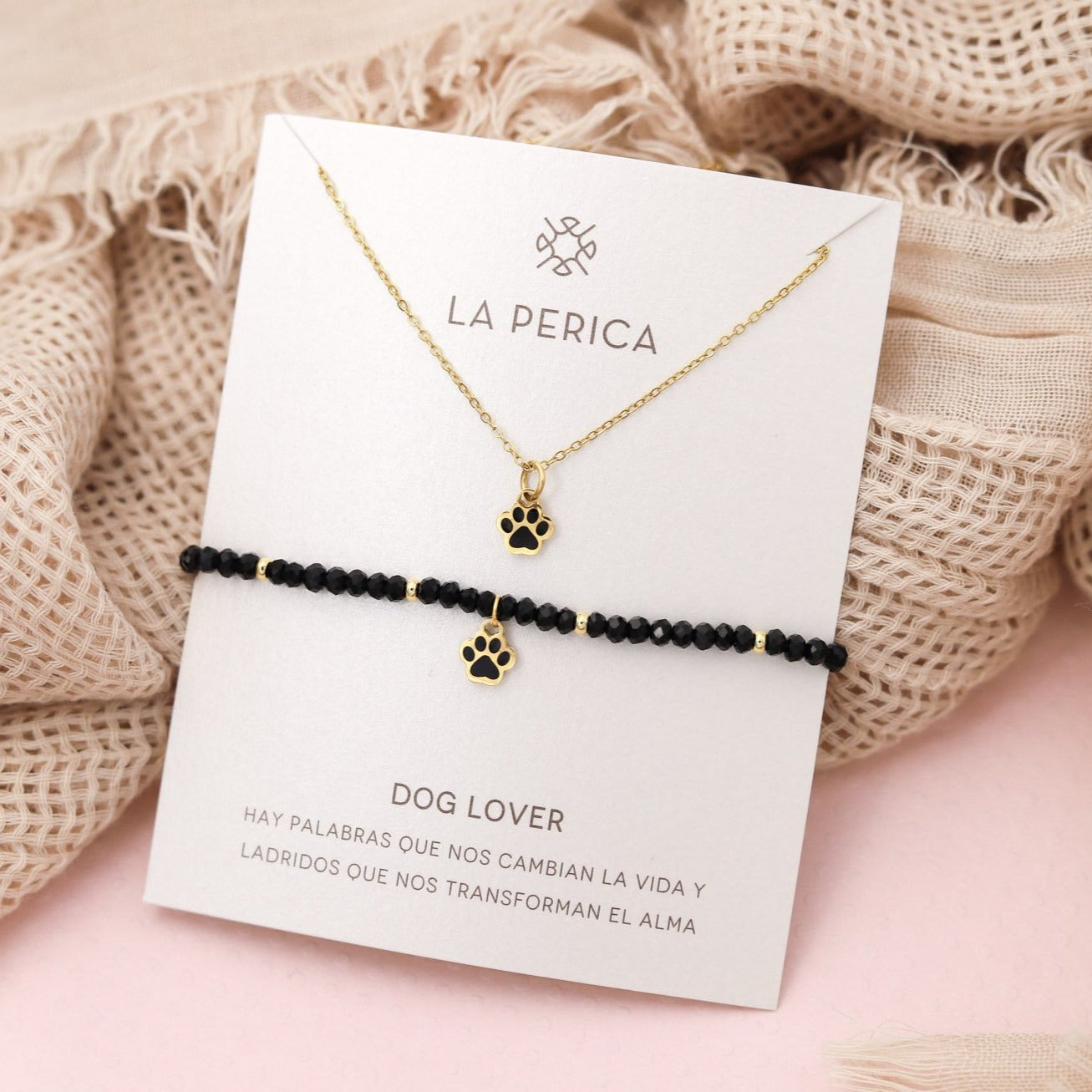 Pack x 2 Collar + Vera Hilo Huellita