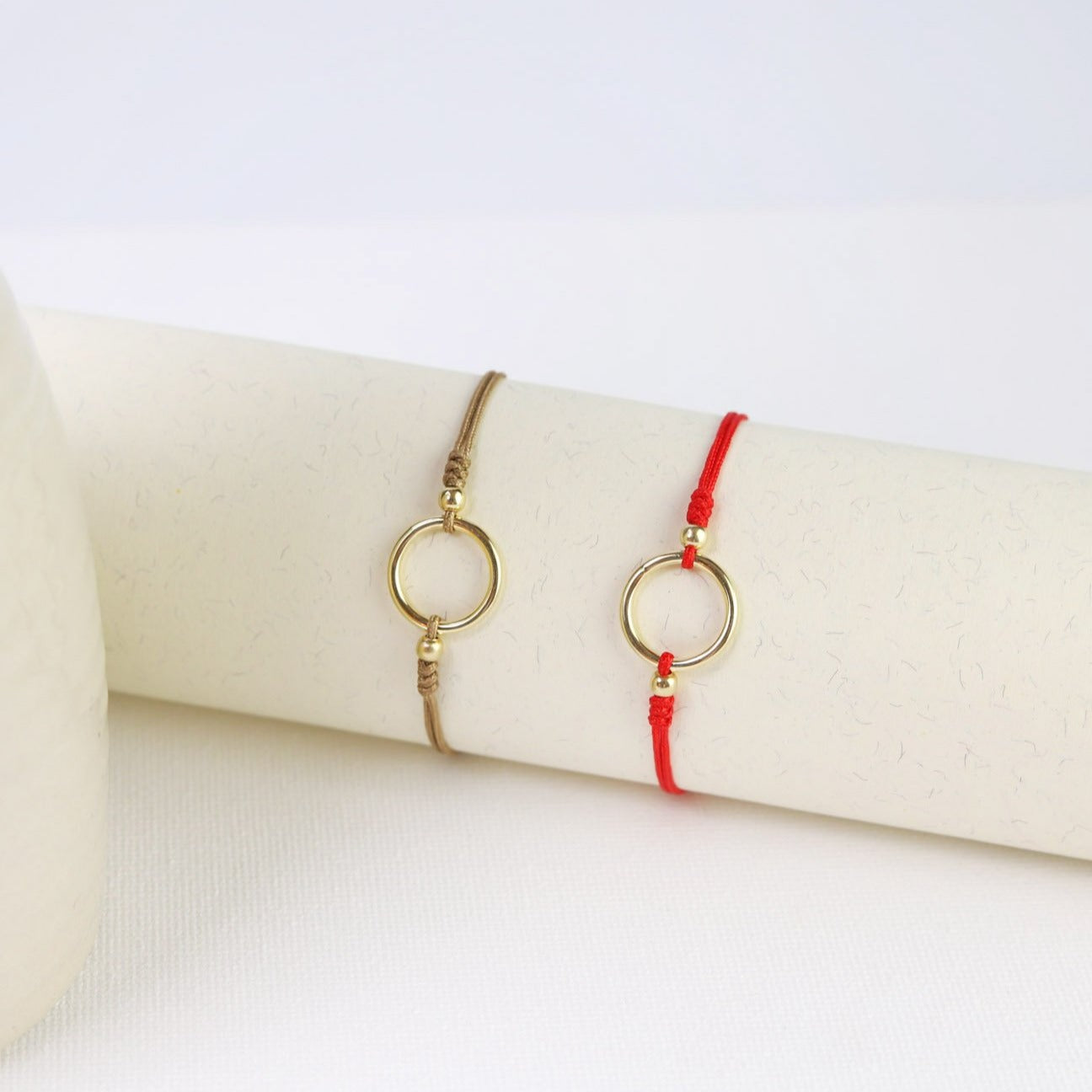 Pulsera Circulo de la Vida Mediano Oro 18k