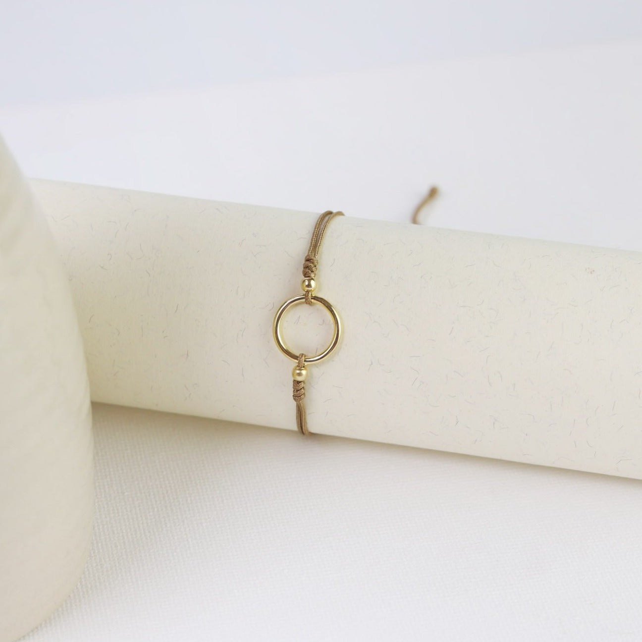 Pulsera Circulo de la Vida Mediano Oro 18k