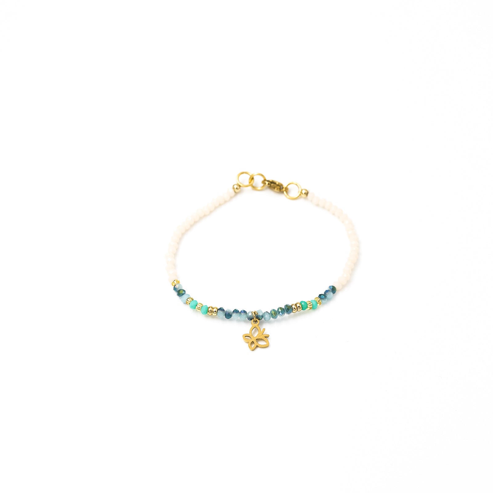 Pulsera Vera Broche Tonos Variados - Mariposa Calada