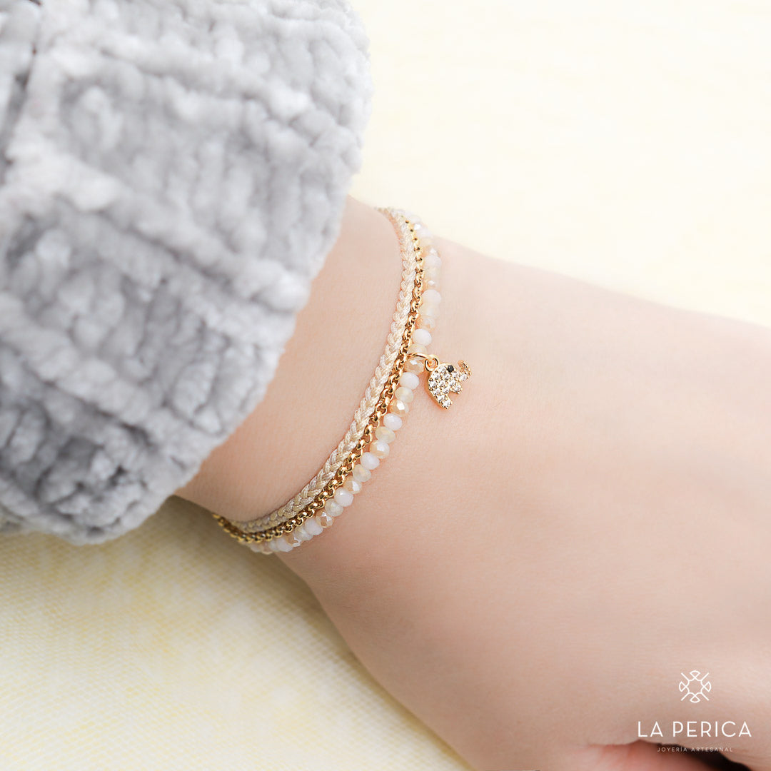 Pulsera Julieta triple elefante