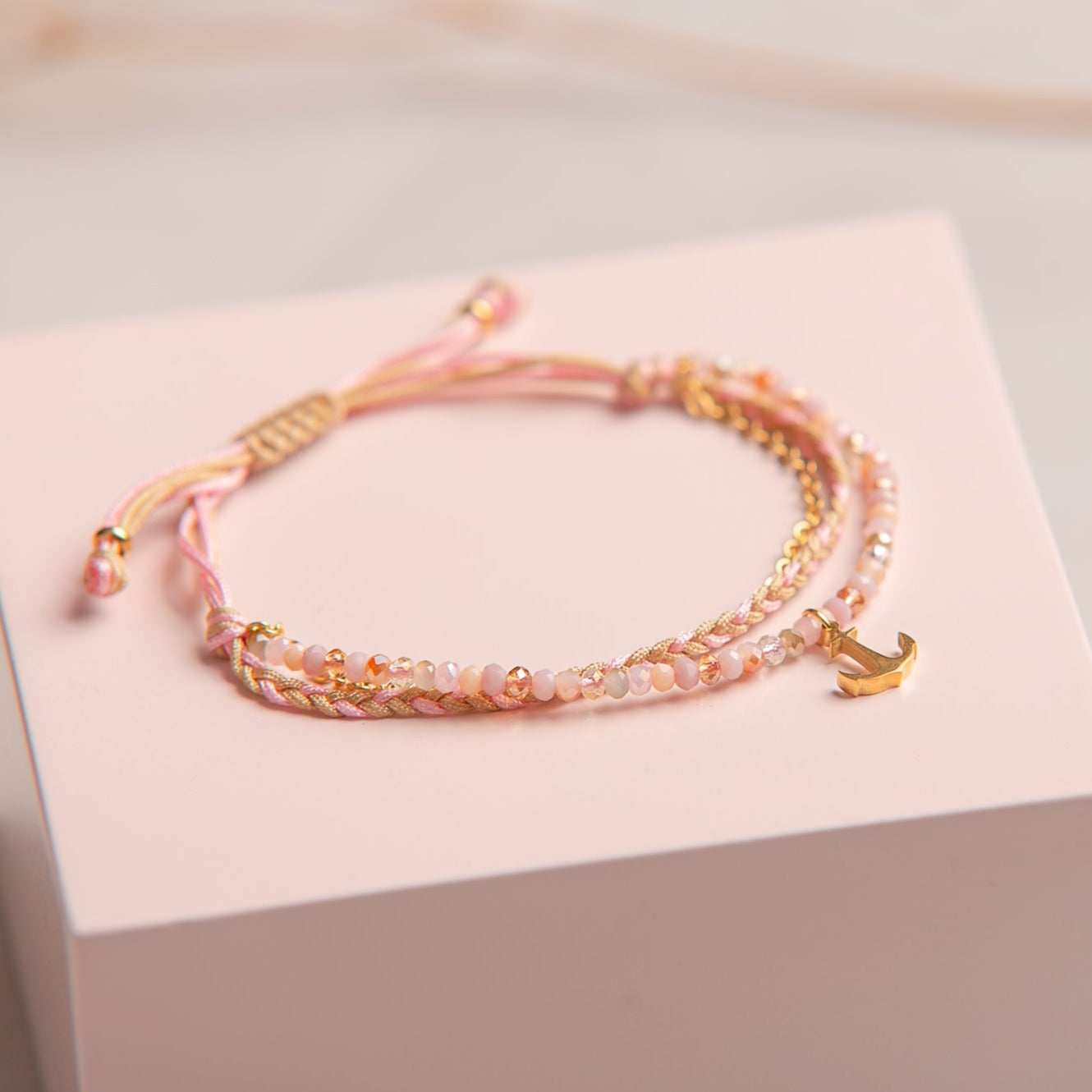 Pulsera Julieta Triple Ancla C1