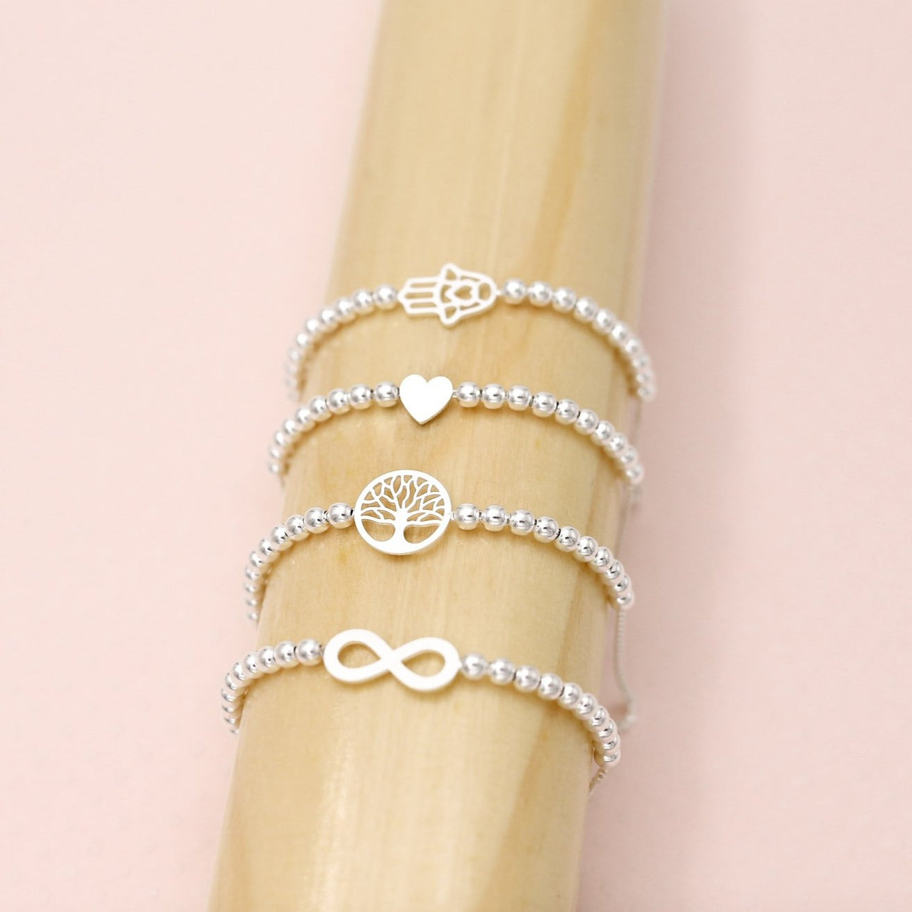 Pulsera Sole Esferas Corazón