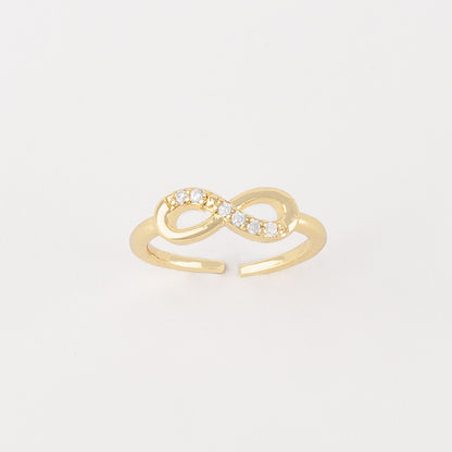 Anillo Infinito Midad Strass - AN40012