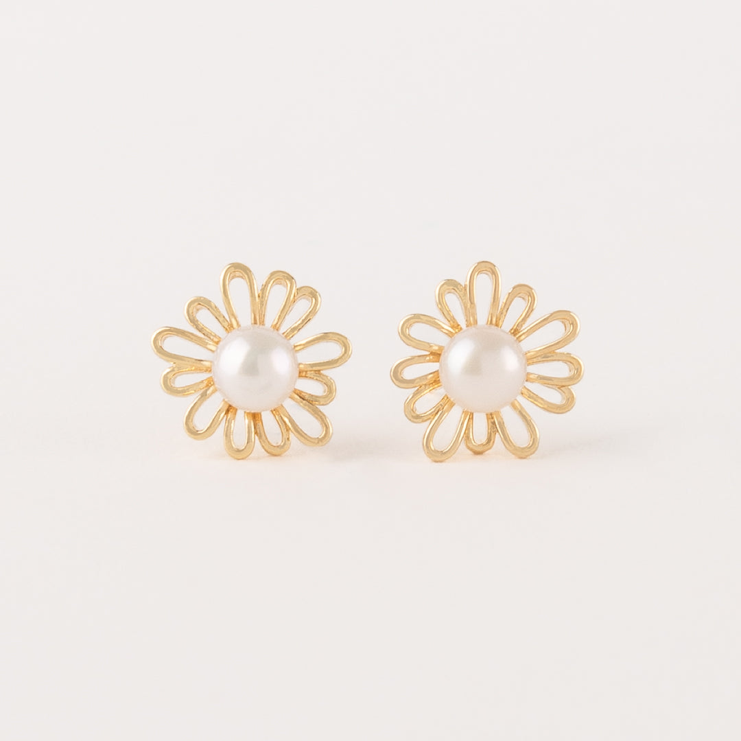 Arete Flor Perla - AR40004