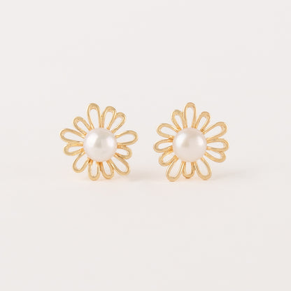 Arete Flor Perla - AR40004