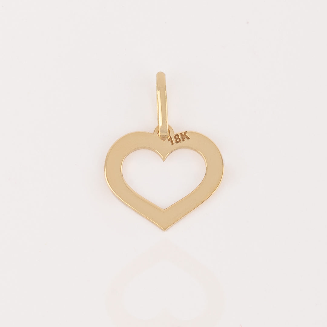 Dije Corazón Oro 18k (precio no incluye cadena)