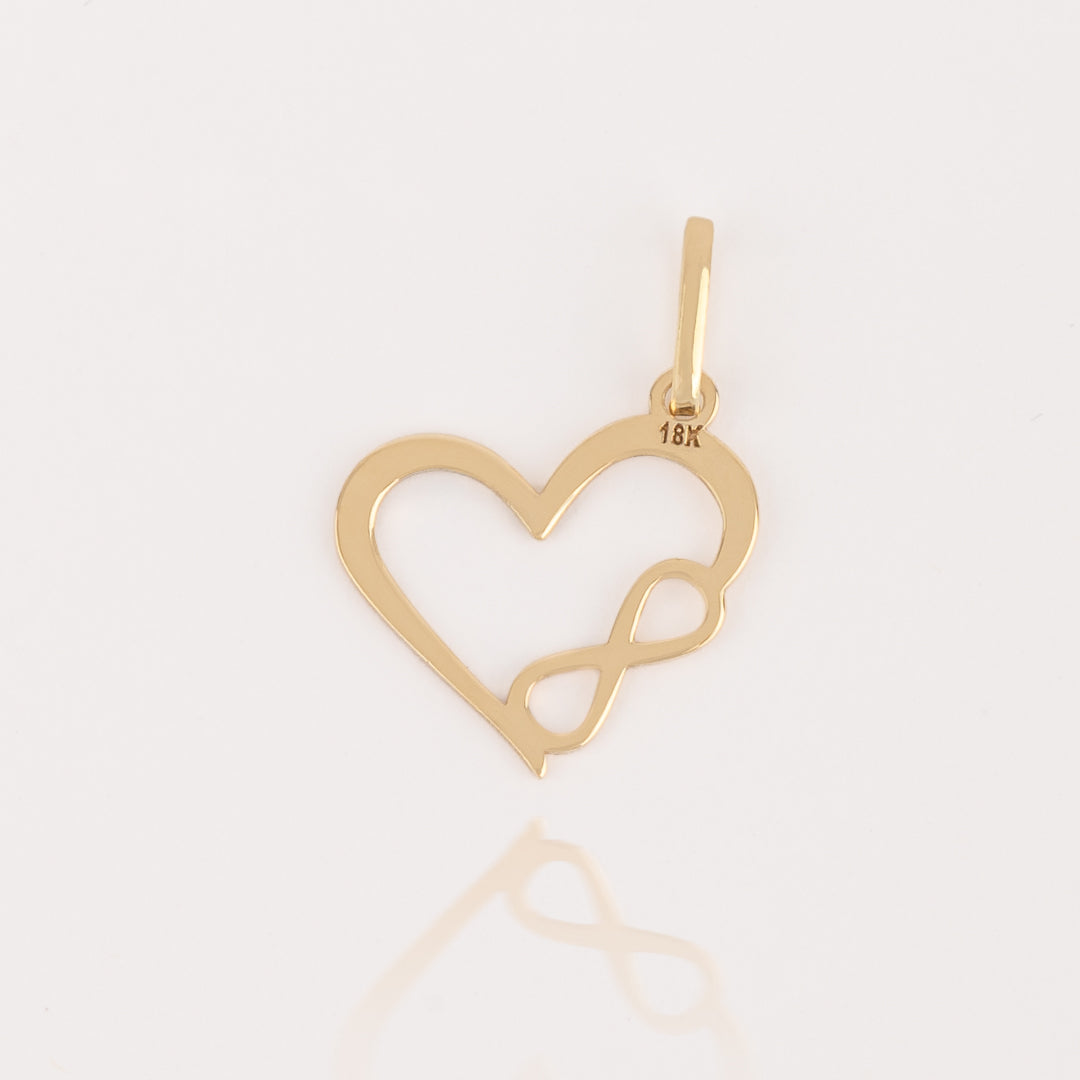 Dije Corazón Infinito Oro 18k