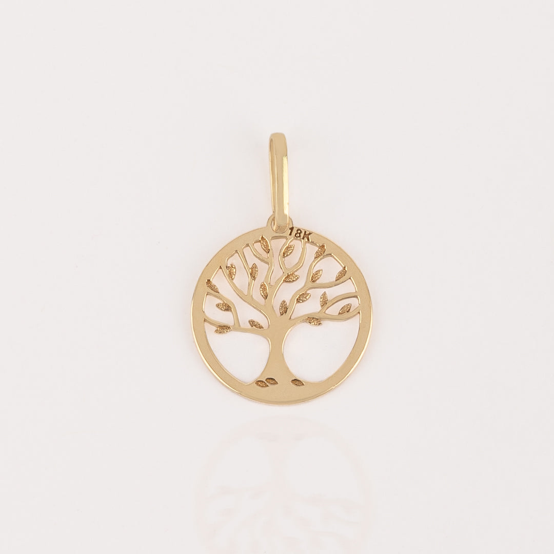 Dije Árbol Oro 18k (precio no incluye cadena)