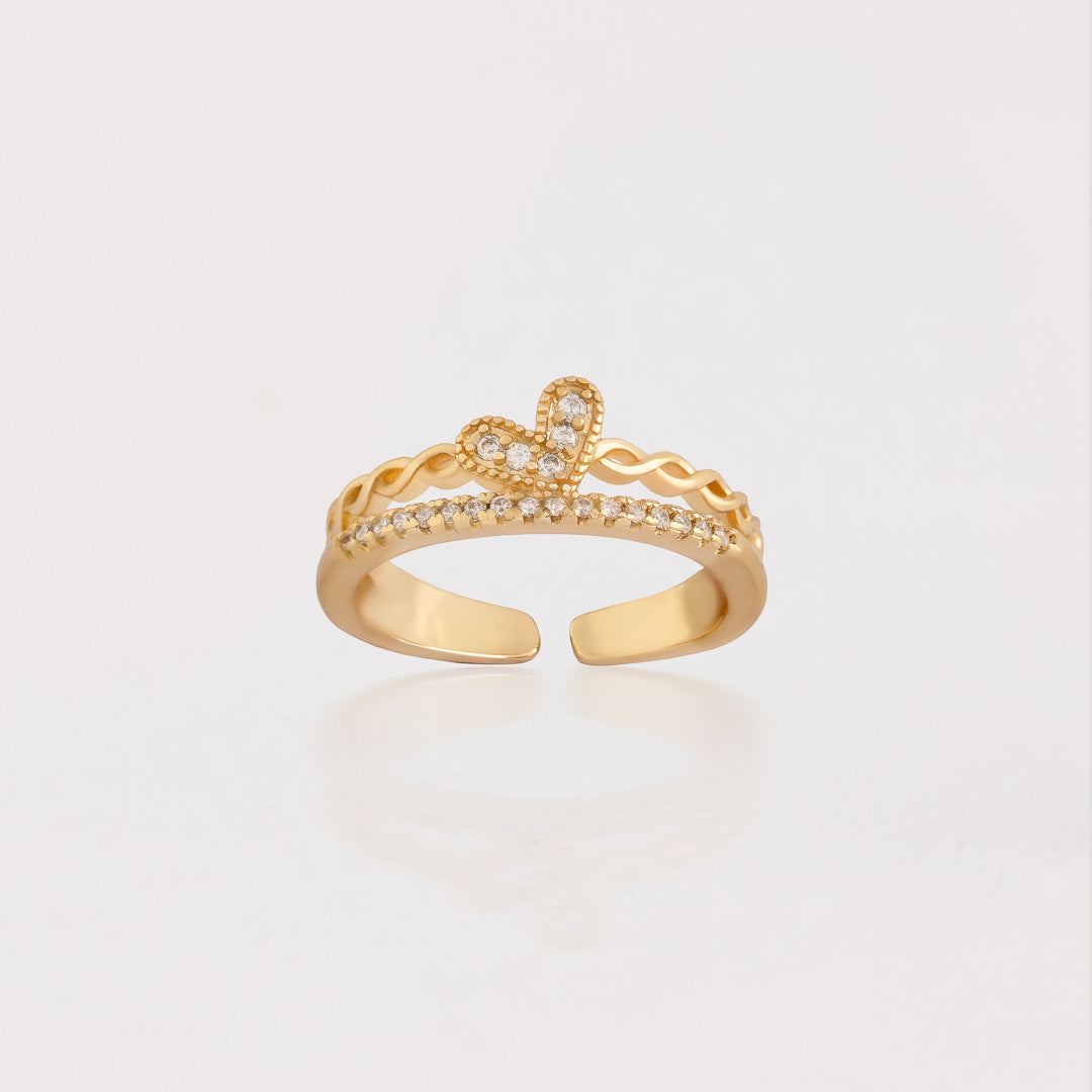 Anillo Cintillo doble