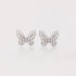 Aretes Mariposa brillante