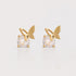 Aretes Mariposa brillante