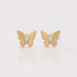 Aretes Mariposa lisa