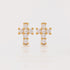Aretes Cruz Brillante