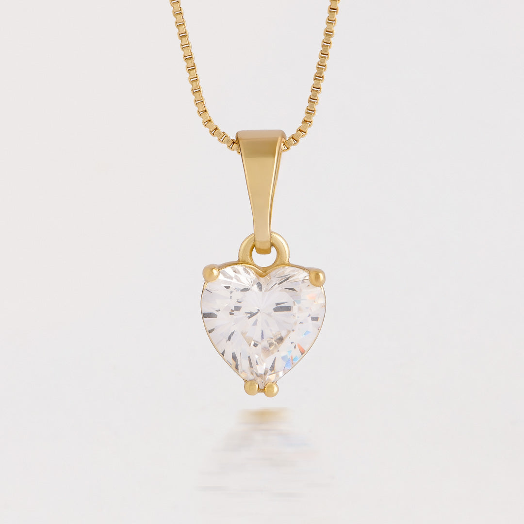 Collar Corazón cristal