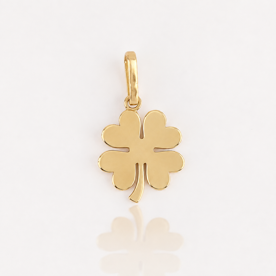 Dije Trebol Oro 18K