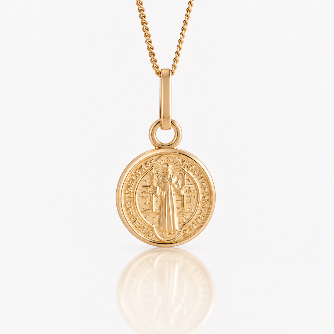 Collar San Benito Oro 18k