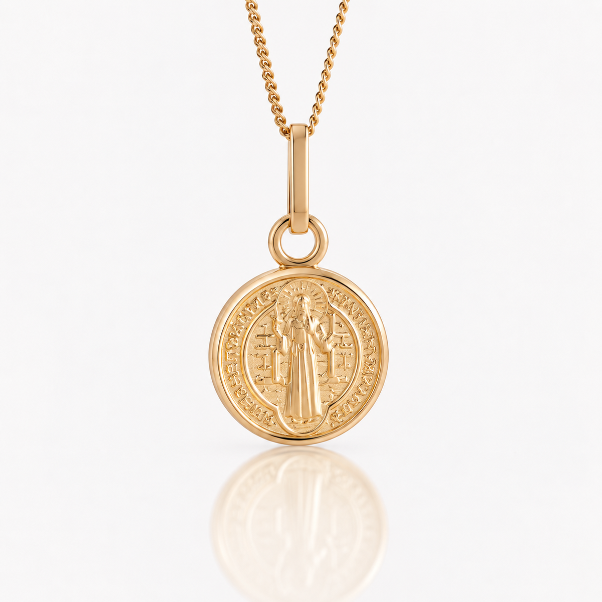 Collar San Benito Oro 18k