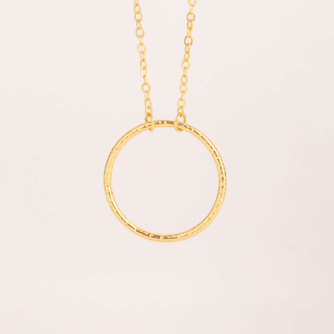 Collar Circulo Tallado