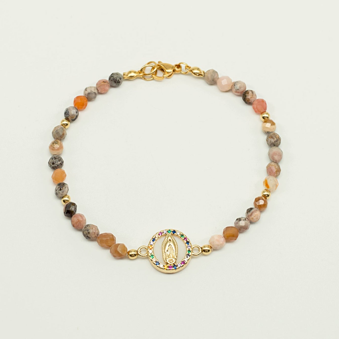 Pulsera Virgen Nácar