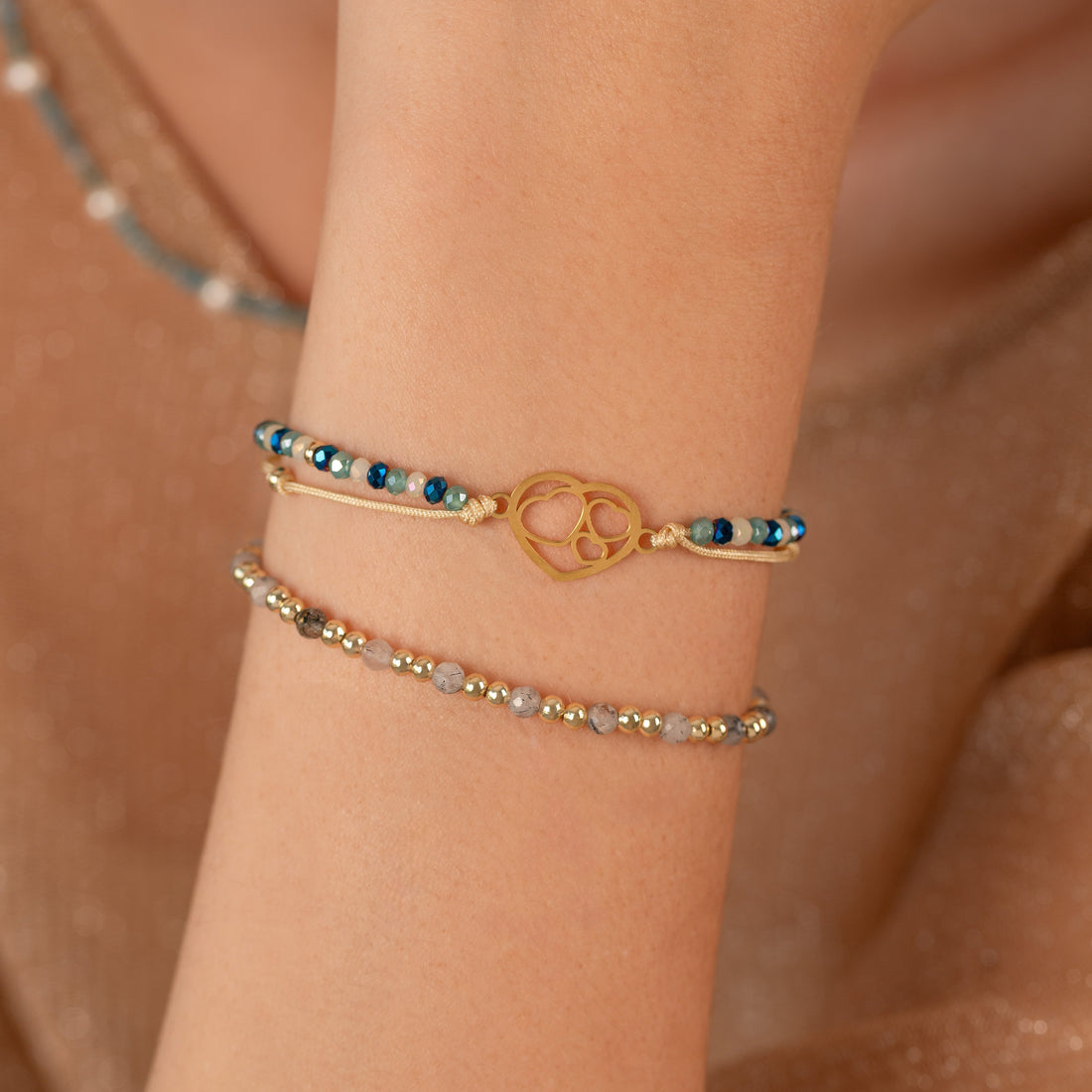 Pulsera Micaela - Corazones